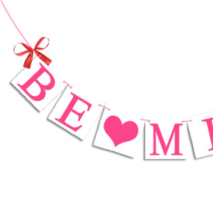 Gold Foil <b>Engagement</b> Wedding Banner <b>Decoration</b> for Valentine's Day Party - Product Image 2