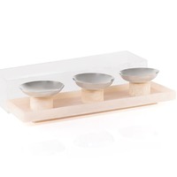 Plateau de service alimentaire multifonctionnel personnalisable en résine époxy, thème marbre, design industriel, acrylique, Ramadan Diwali