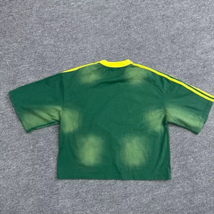 เสื้อครอปไซส์ใหญ่พิเศษสำหรับผู้ชายเสื้อสไตล์สตรีทแวร์ระบายอากาศโลโก้ DTG แบบกำหนดเอง - Product Image 3