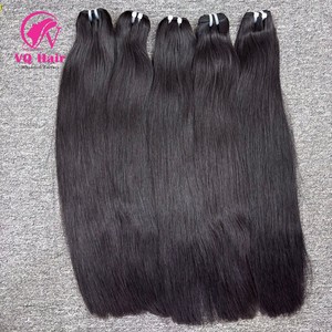 Vente chaude Extensions de cheveux en mélange vietnamien vierge non transformé Un donneur Paquets de trame droite Cheveux humains bruts Cheveux en gros - Product Image 2