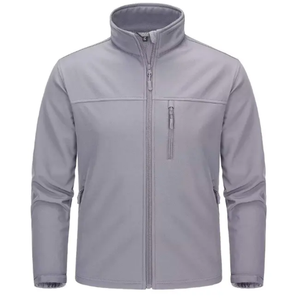 Vestes d'entraînement pour hommes, nouvelle conception, hiver, épaisses, imperméables, respirantes, fermeture éclair intégrale, softshell, coupe-vent, extérieur - Product Image 1