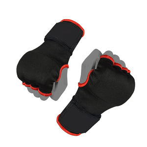 Enveloppements de main de boxe de couleur simple Gants intérieurs rembourrés Gel d'entraînement enveloppements de main élastiques pour gants de boxe - Product Image 1