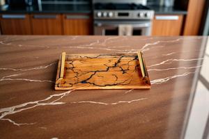 Bandeja Decorativa Rectangular Moderna, Ecológica, de Madera Maciza de Acacia, Plato para Servir, Grabado Natural, Color Personalizado, Logotipo, Venta al por Mayor - Product Image 2