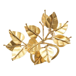 ห่วงรัดผ้าเช็ดปากทองเหลืองทรงกลมทรงค้างคาวอุปกรณ์ตกแต่งโต๊ะ - Product Image 4