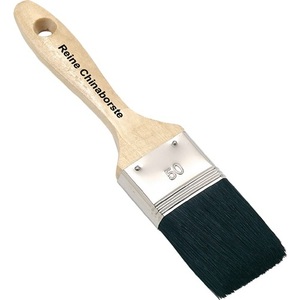 Painter's Oil <b>Brush</b> 75mm/3\" Black Mixed Bristle Paint <b>Brushes</b> - Product Image 1