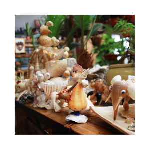 Vietnam Custom Eco-Friendly <b>Wooden</b> Seashell Animal Sculpture Toys for Home Wall Decor - Product Image 1