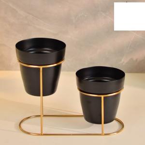 Soporte de alambre moderno superventas, macetas brillantes, macetas decorativas de lujo, macetas para decoración del hogar, macetas para macetas - Product Image 6