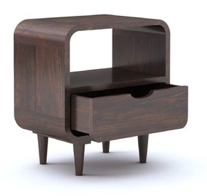 Artículo de venta ininterrumpida, taburete lateral de cama de madera, mesa de noche con cajón para mesa llamativa disponible para oficina en casa - Product Image 6