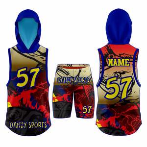 Uniformes de Fútbol 7v7 Transpirables OEM, Tallas Grandes, Personalizados, Sublimados, de Secado Rápido, Sin Mangas, Unisex, Compresión, 100% Poliéster - Product Image 1