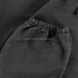 Pantalones deportivos para correr de lana gruesa y cálida para hombre, pantalones de chándal con cierre de cordón, estilo frontal plano para correr Formal, entrenamiento cálido - Product Image 4