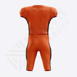 Uniforme de Fútbol Americano Unisex Cómodo de Manga Corta para Adultos, Talla Grande, Transpirable, de Secado Rápido, Antibacteriano, Ropa Deportiva de Alto Rendimiento - Product Image 2