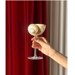 Copas de concha, vasos de Martini hechos a mano, venta al por mayor, cristalería de concha marina pulida Natural para utensilios de Bar costeros y favores de boda - Product Image 6