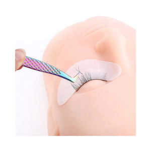 Pinzas de Acero Inoxidable de Alta Calidad con Punta Puntiaguda para Extensión de Pestañas, Herramientas de Precisión para Perfeccionar las Pestañas, Color Gris - Product Image 3