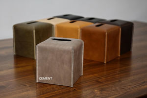 Soporte facial de logotipo de impresión personalizado recargable de cuero de fábrica para caja de pañuelos de Hotel de sala de estar de coche - Product Image 3