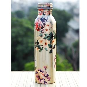 Best Quality Lightweight Leak-Proof Rust-Free Pure Copper <b>Water</b> <b>Bottle</b> Eco-Friendly Non-Toxic Custom Prints Drinkware <b>Metal</b> - Product Image 1
