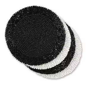 Posavasos con cuentas para bebidas con materiales sostenibles ecológicos Logotipo personalizado Posavasos con cuentas personalizados para regalos corporativos - Product Image 6