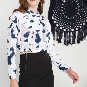 2025 otoño moda Formal de punto 100% algodón transpirable Crop Top sudadera Streetwear Mujer - Product Image 2