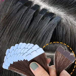 APOGROUP Mini Extensiones de Cabello con Cinta Adhesiva Doble Invisible, Cabello Humano Virgen Vietnamita para Mujer, Uso Diario en Salón, Más Vendido al por Mayor - Product Image 1