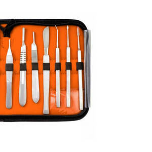 ชุดเครื่องมือผ่าตัดขนาดเล็กแบบพื้นฐานพร้อมชุดกรรไกรสแตนเลสชุดอุปกรณ์ผ่าตัดชุดเครื่องมือผ่าตัด - Product Image 4