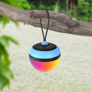 BT SPA-139 Haut-parleur PORTABLE sans fil 3W LED Light Party Batterie Dimensions 83*83*80MM BLEU Mini Haut-parleur - Product Image 4