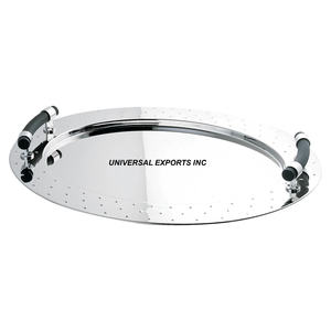 Bandeja de chocolate rectangular de metal Plato de chocolate hecho a mano plateado Bandeja de chocolate nueva de calidad premium - Product Image 5