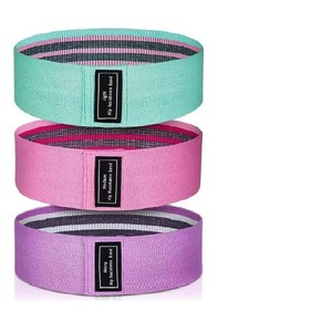 วงยืดออกกำลังกายแบบวงกลมสำหรับบริหารสะโพก ช่วยกระชับและยกกระชับสะโพก ทำจากผ้า - Product Image 1