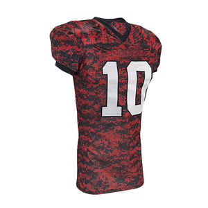 Uniformes de fútbol americano personalizados, jerseys sublimados bordados de alta calidad, juego de práctica de sarga al por mayor - Product Image 4