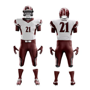 Conjunto de Uniforme de Fútbol Americano de Grado Profesional, Ligero, de Poliéster de Secado Rápido para Adultos - Product Image 1