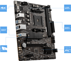 Paquete de Placa Base MSI PRO A520M-A PRO (AM4, M-ATX, DDR4) con Procesador <span class=keywords><strong>AMD</strong></span> <span class=keywords><strong>Ryzen</strong></span> <span class=keywords><strong>5</strong></span> <span class=keywords><strong>5600X</strong></span> - Product Image 2