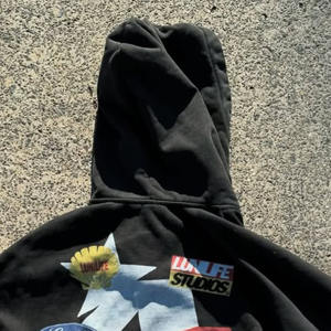 Sweat à capuche sérigraphié en molleton de coton mélangé pour hommes, vêtements d'hiver teints dans des tissus épais, produits chauds, vente en gros - Product Image 6