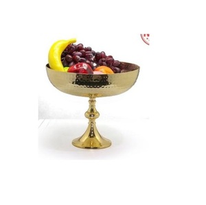 Cuenco de aluminio martillado de alta calidad, cuenco de hierro hecho a mano, estilo de diseño moderno, Color dorado, servicio de frutas, citas, Chocolates, dulces - Product Image 5