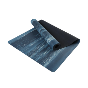 Dark Blue Marble Pattern Yoga <b>Mat</b> Non Slip PU Exercise Fitness Floor <b>Mat</b> - Product Image 6