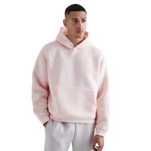 เสื้อฮู้ดแขนยาวโอเวอร์ไซส์สำหรับผู้ชายเสื้อสเวตเชิ้ตสำหรับฤดูหนาวเปิดไหล่ให้ความ500 400 GSM ความร้อนจากฝรั่งเศส - Product Image 5