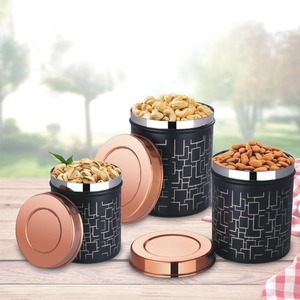 Recipiente de Acero Inoxidable para Alimentos, Caja para Especias de Cocina, Azucarera, Caja para Café, para Uso en el Hogar, Campamento, etc. - Product Image 1