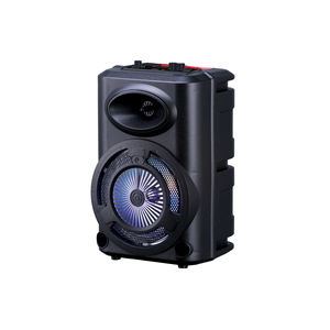 Haut-parleur karaoké portable 8 pouces avec Bluetooth, LED RGB et radio FM, microphone sans fil par Netzy SAFA GD-903 - Product Image 2
