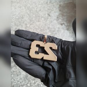 Haute qualité femmes 10K or massif classique laboratoire cultivé diamant pendentif CP002 10K L VVS2 brillant coupe bijoux OEM usine exportation - Product Image 2