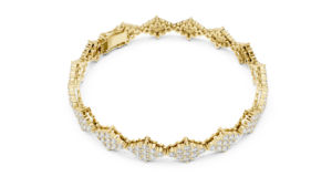 14K <b>White</b> <b>Gold</b> Round Lab-Grown Diamond Anniversary <b>Bracelet</b> for Women Luxury Certified Bridal Elegant Fine Jewellery - Product Image 3