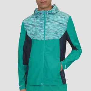 Ensemble coupe-vent pour homme avec pantalon en polyester léger extensible pour la course à pied, l'entraînement et les activités de plein air - Product Image 4