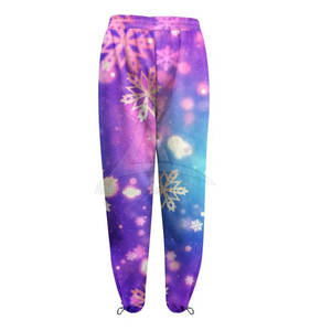 Pantalon d'hiver pour femmes fabriqué en usine avec un devant plat, sublimation, personnalisez votre propre logo, 100% coton, vêtements de rue - Product Image 5