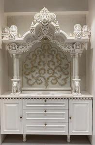 White Marble <strong>Temple</strong> Marble <strong>Temple</strong> for <strong>Home</strong> Handmade White Marble Best Quality Indoor - Product Image 2