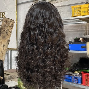 Tendance 202 perruque pour les femmes noires cheveux perruques de cheveux humains donneur unique cheveux humains dentelle frontale bouclés rebondissant - Product Image 3