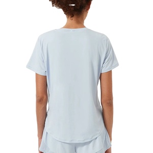 Vêtements décontractés et formels, vêtements de course, t-shirt de sport pour femme, haut d'entraînement pour femme, tee-shirt de fitness, chemisier d'entraînement - Product Image 2