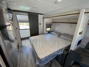 New Design 2026 Outdoors Aluminum Black Mini Caravan 10HD 6 Person Travel <b>Trailer</b> with Sticker Design Ready For Export - Product Image 6