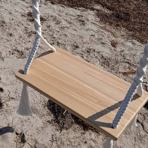 Silla Columpio de Macramé para Playa, Estilo Boho, Columpio para Adultos, Muebles de Exterior para Uso en Exteriores - Product Image 2