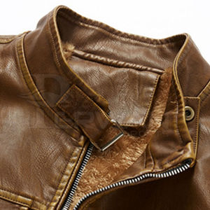 Gilet en cuir pour hommes, édition coréenne de printemps et d'automne, nouvelle tendance, veste à simple boutonnage OEM - Product Image 4