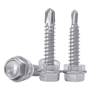 Vis autoperceuse à tête hexagonale DIN7504K en acier inoxydable pour fixation de cloisons de placards et usage agricole - Product Image 1