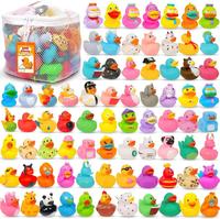 Vente en gros Mini Canard en caoutchouc Jouet de bain flottant personnalisé pour enfants avec logo et son Cadeau promotionnel en plastique pour bébés