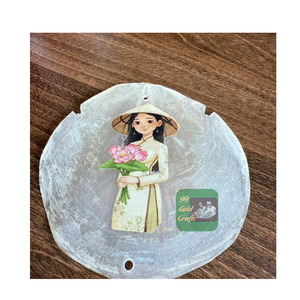 เปลือกหอยคาปิซขัดเงาสีขาวจากเวียดนาม ราคาดีที่สุด สำหรับตกแต่งบ้าน รูปทรงสัตว์ งานฝีมือธรรมชาติ ขายส่ง - Product Image 2