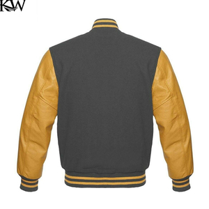 Chaqueta Varsity Letterman personalizada para estudiantes y atletas, cómoda, cálida, elegante, opción para los amantes de la moda callejera de invierno - Product Image 4