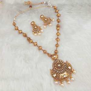 Ensembles de bijoux fins de création réelle Necklace-FBB0144C de cuivre en pierre AD - Product Image 1